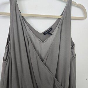 Eileen Fisher sage green silk dress sz Small